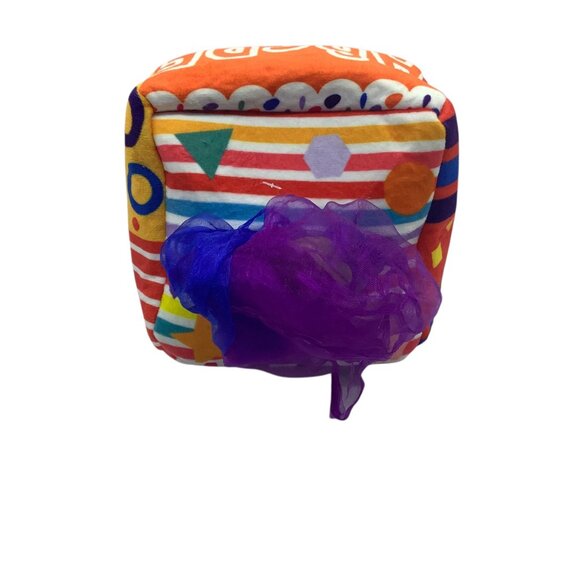 Colorful Alphabet Learning Sensory Soft Educational Cube Toddler Toy Scarves - Picture 4 of 5